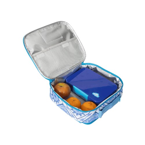 SPE-LBGB-BOH - SPENCIL BIG COOLER LUNCH BOX Boho Blue(1)